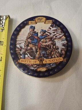 Miller Genuine Draft 1993 "Birth of a Nation" Collectible Tin - Blue